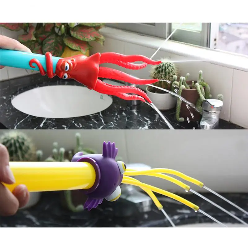 Water-absorbing Water-nourishing Toy Water Spray Gun Spraying Toy Cute Cartoon Water Fighting Game Octopus Water Gun Water Gun