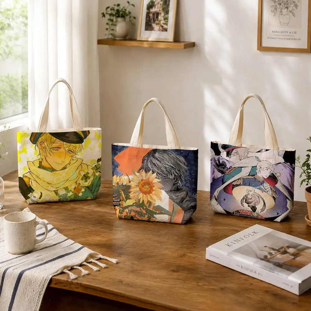 Ivan Braginsky Russia H-Hetalia  Large Capacity Cotton Polyester Zipper Tote Bag Daily Shopping Shoulder Handbag