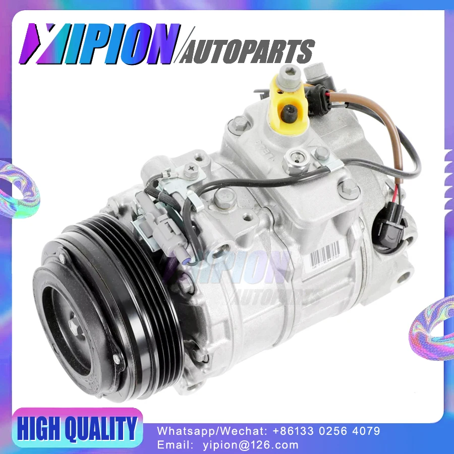 7SBU17C AC Air Conditioning Compressor For CAR BMW 5 Gran Turismo F07 550i xDrive N63 2009 2010 64509154072 9154072 64529195978