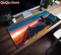 The White Wolf is on the Hunt: Get Your Witcher Mousepad Today, LED RGB Lightning, XL Mousepad, 8 Different Sizes, Aesthetic Des