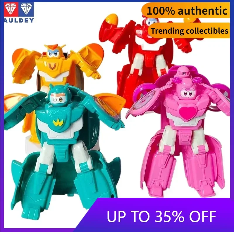 

Auldey Super Wings Super Pets Transformable Mecha Robot with Jett Dizzy Tino, Kids Toys for Boys Age 3-8, Robot Toys Collection
