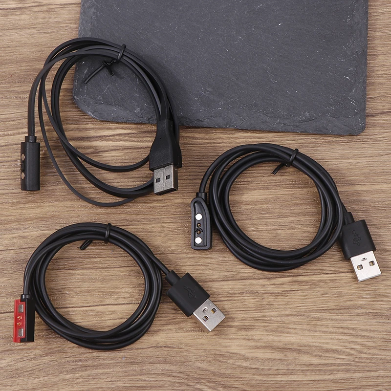 100cm Smartwatch USB Charging Cable Charger Holder Smart Watch Dock Cord Wire Charger Adapter For Pebble 1st 2nd 3rd Generation