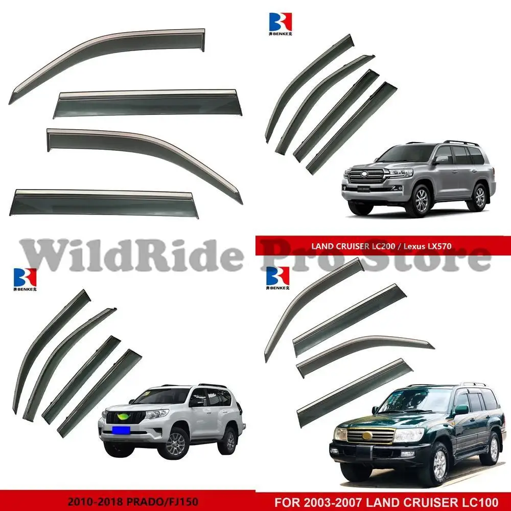 

1 set windshield rain deflector window visor for Toyota Land Cruiser FJ100 FJ200 FJ300 FJ120 FJ150 FJ250 LC100 LC200 LC300 car