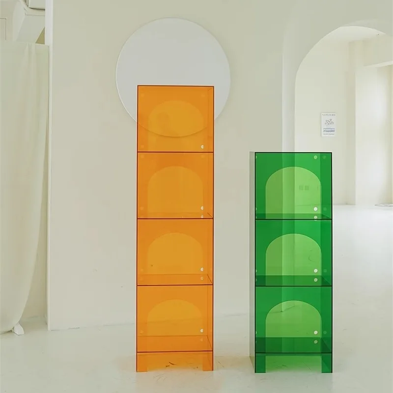 Nordic acrylic study, figure display cabinet