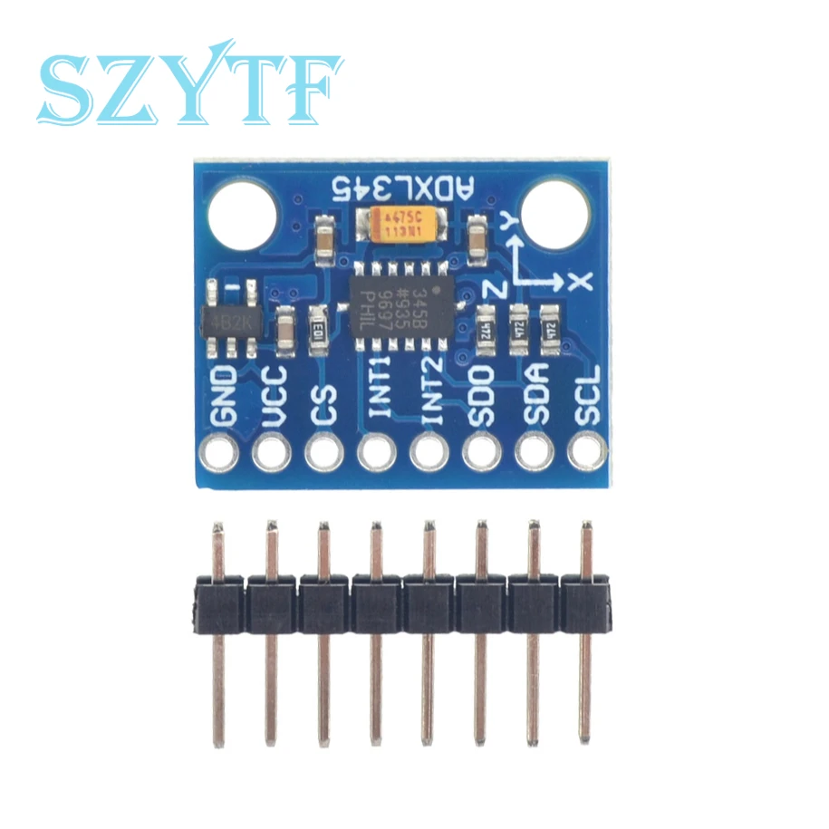 GY-291 ADXL345 Digital Three-axis Acceleration Of Gravity Tilt Module IIC  SPI Transmission