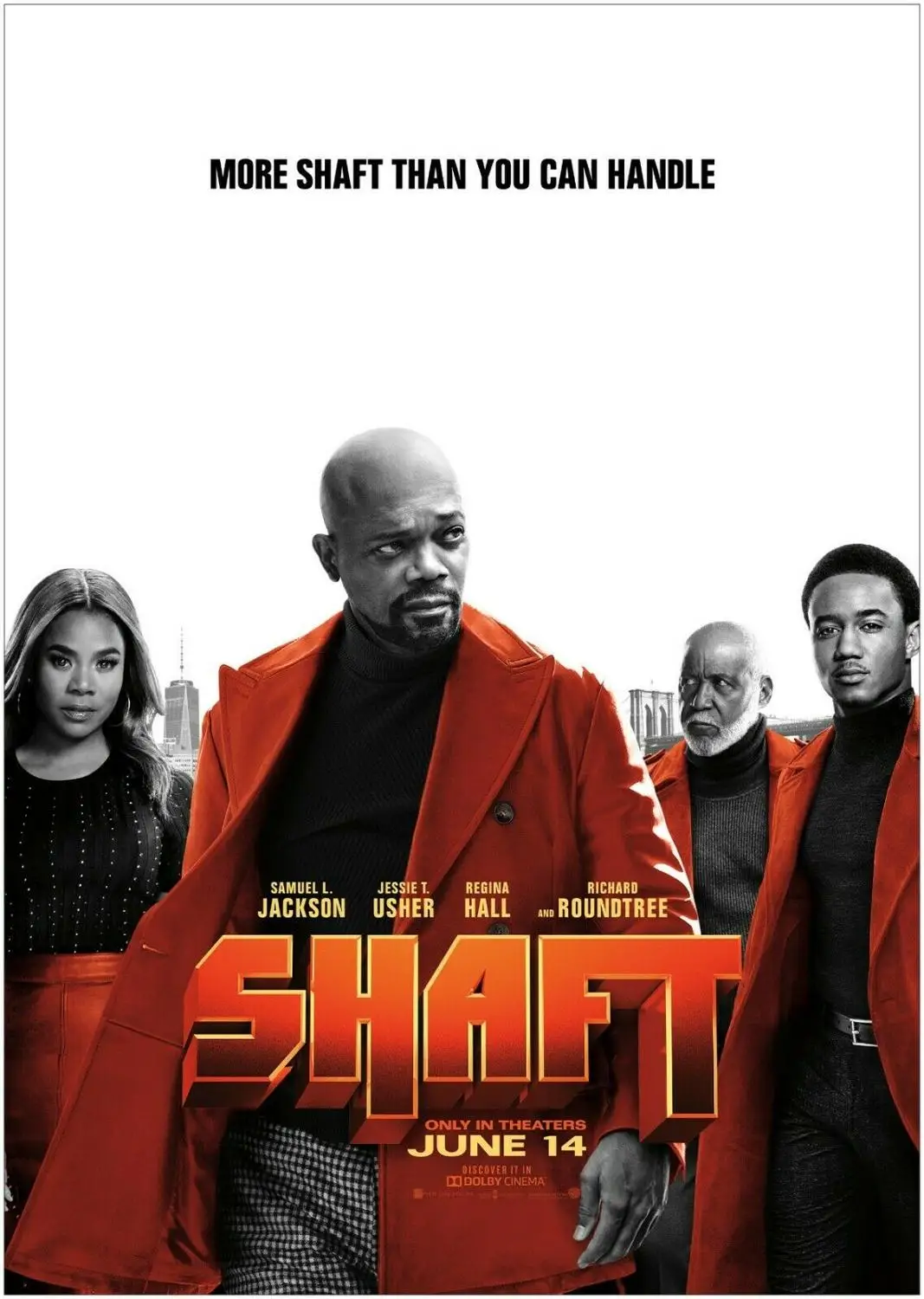 SHAFT Movie Art print Silk poster Home Wall Decor