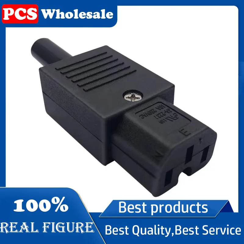 

JA-2231 C13/C15 с тремя отверстиями, разъем «сделай сам», электрический разъем переменного тока, сертифицированный UL, 10A250V