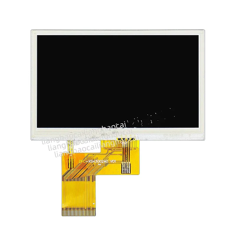 4.3-inch IPS LCD tft display 480x272 bright industrial control screen with resistance touch screen factory direct sales electron