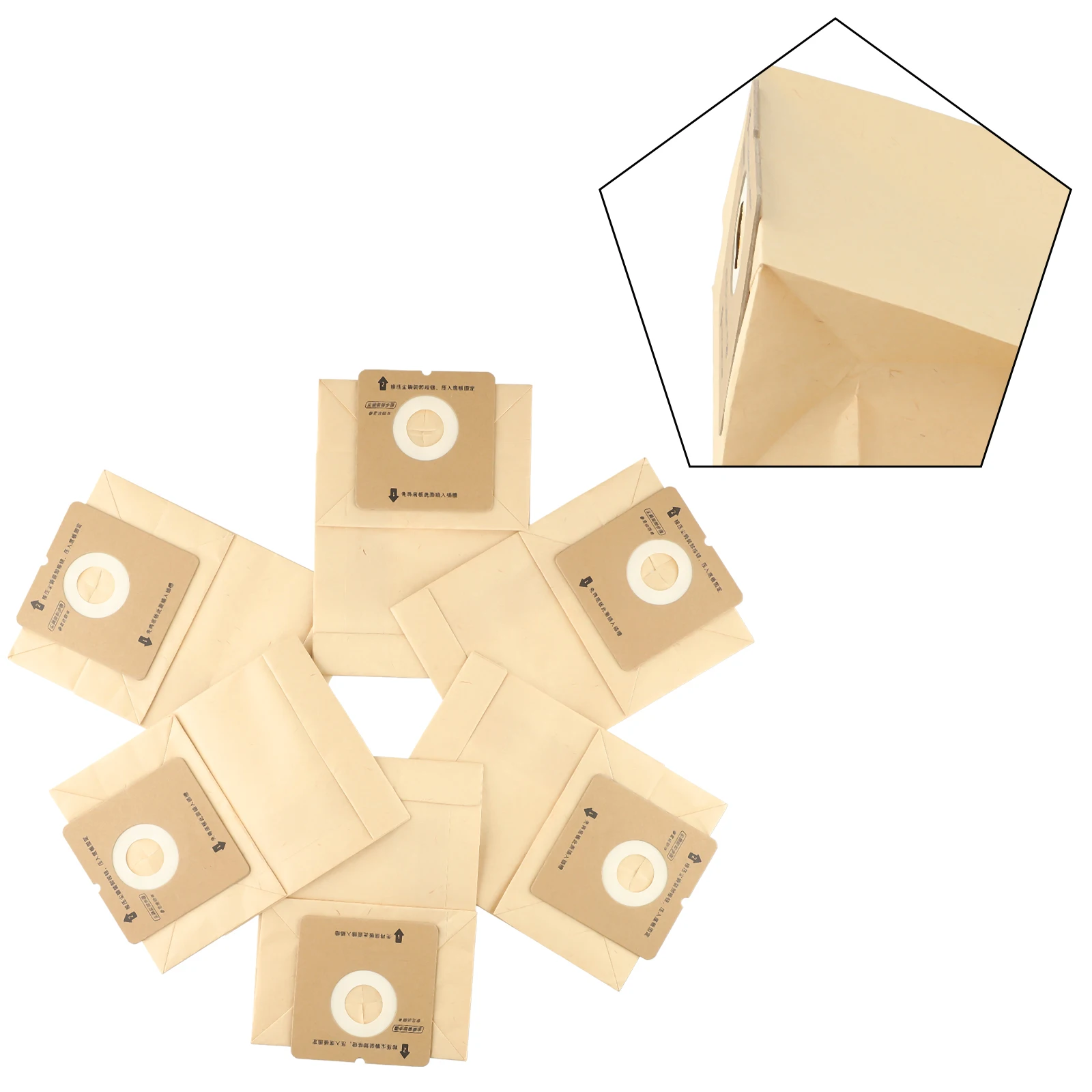 

Vacuum Cleaner Bags Paper Dust Bag Replacement For ZR0049/ZR0007