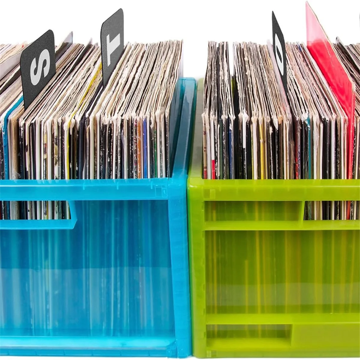 26 Pcs Vinyl Record Dividers DVD Alphabetical Dividers A-Z Alphabetical Dividers Vinyl Record Organizer with Alphabet