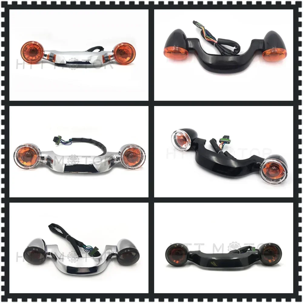

Motorcycle Domestic Bullet Rear Light Bar For Harley Davidson 2010-Later Road Glide Turn Signal Clear