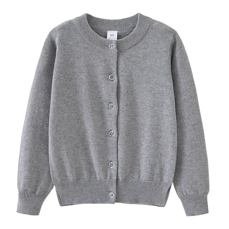 2025 Nieuwe Herfst Baby Meisjes Jongens Breien Vest Jas 2-10Yrs Kinderen Breien Kleding Lange Mouwen Casual Losse Trui Jas