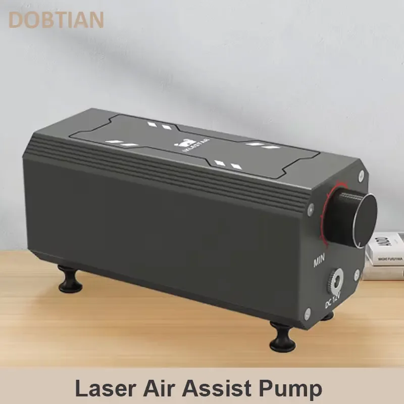 Air Assist-compressor AC 110V / 220V Laser Air Assist-pomp voor lasersnijder en graveur Verstelbaar 10-30 l / min