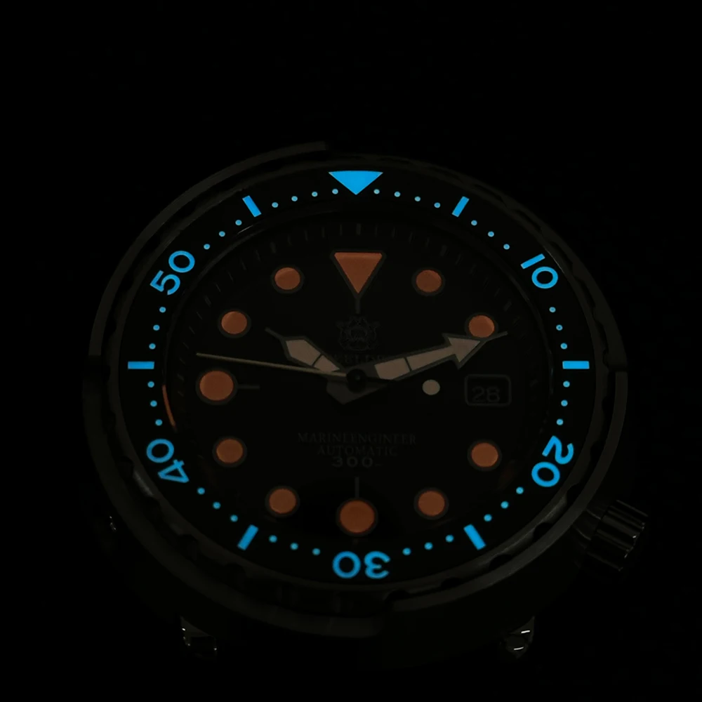 STEELDIVE New Arrival SD1975T 47.5mm Stainless Steel Tuna Black Dial Ceramic Bezel 30ATM NH35 Automatic Mens Sports Dive Watches