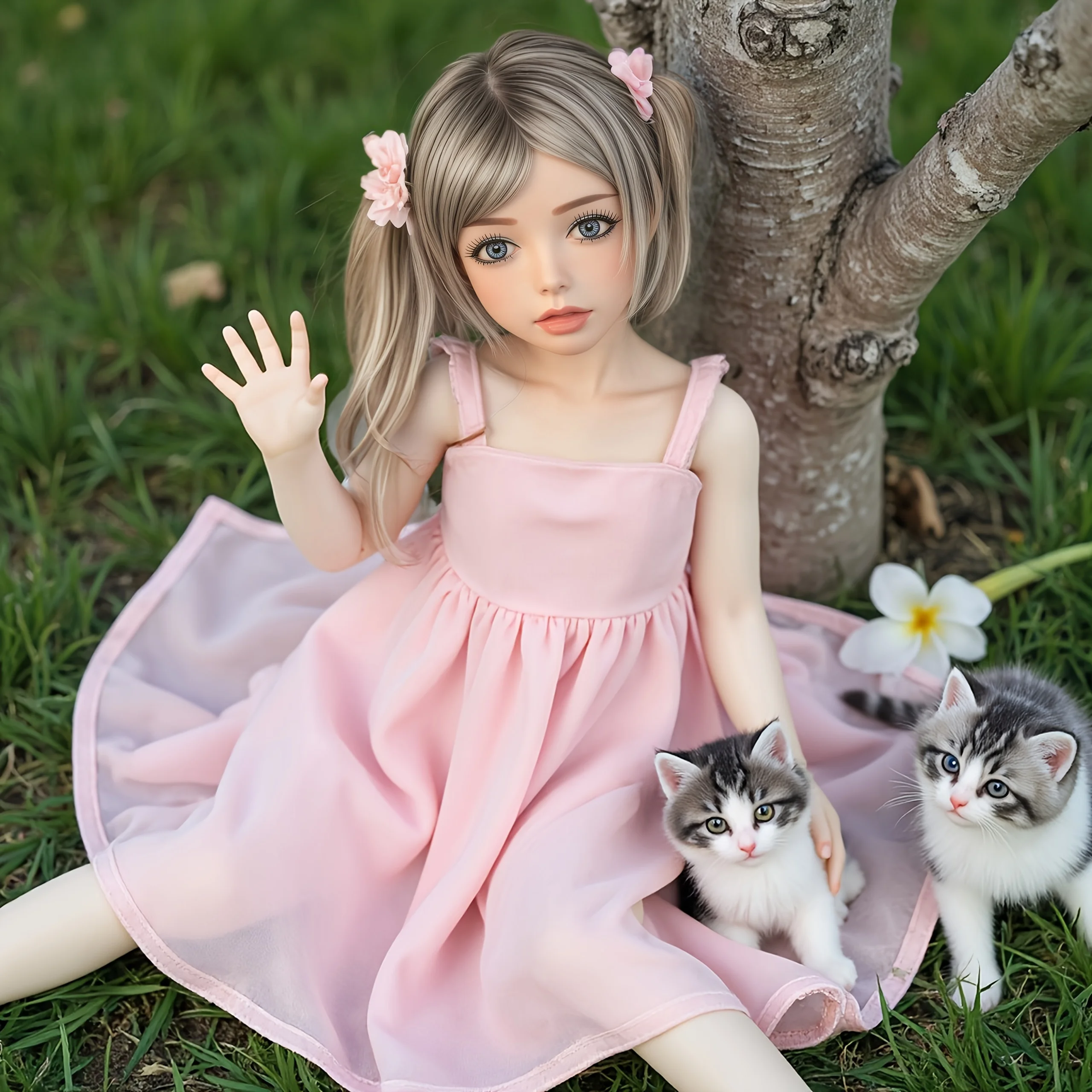 97CM  TPE Collectible Anime Doll with Articulated Metal Skeleton, Soft Skin Touch for Lifelike Display Black Friday Christmas