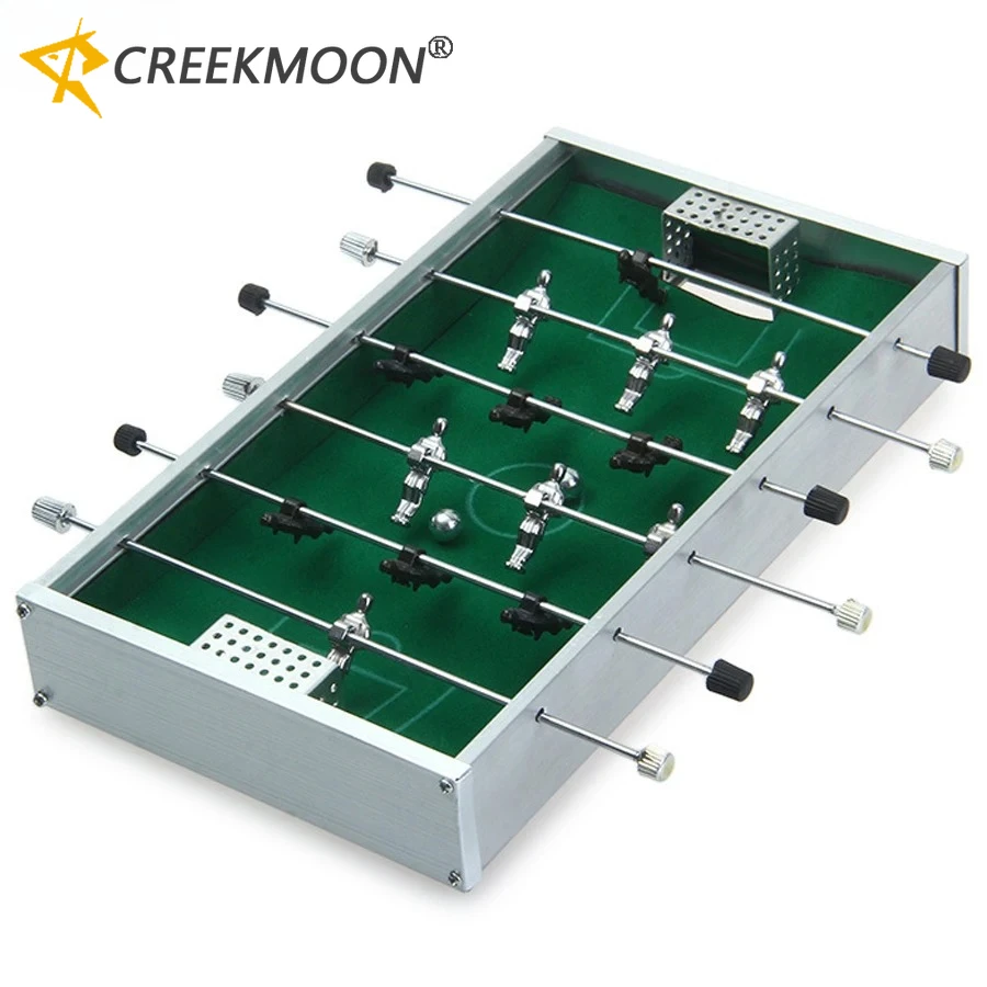 

Aluminum Alloy Mini Table Football Game Soccer Tables Children Toy Metal Foosball Children Gift Multicolored Foosball Board Game