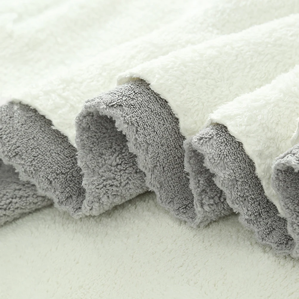 

Coral Fleece Towel Large Oversized Blankets Absorbent Friendly Water Absorbent Towel Premium Material Home Hotel Spa