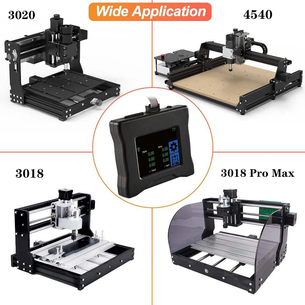 TopDirect CNC Touchscreen Offline Controller 2.8inch TFT Screen GRBL Offline Control for 3018 3018 Pro 3020 4550 Milling Machine