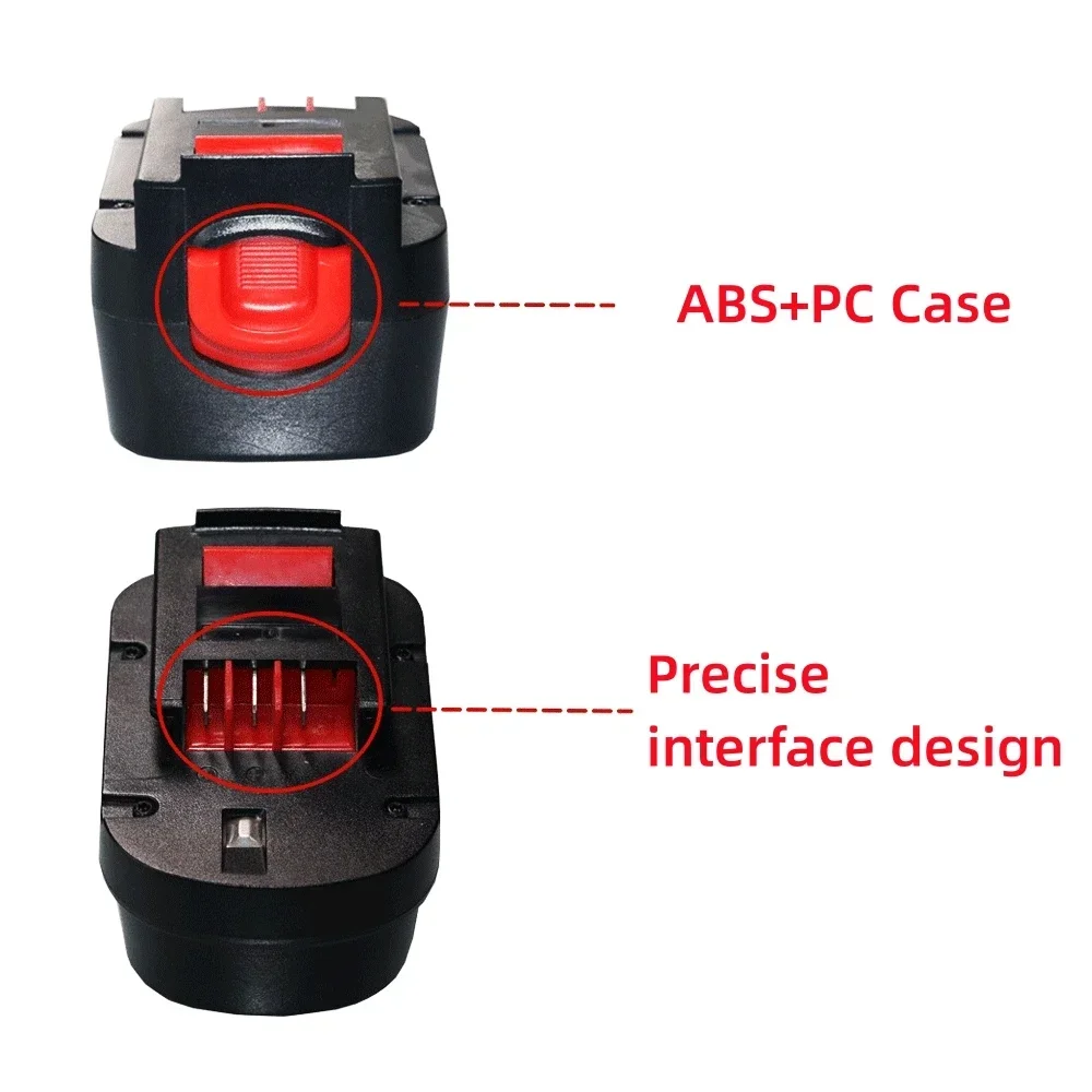 4.0/6.0Ah 12V  For Black & Decker A12 A12ex Fsb12 Fs120b A1712 Hp12k HP12 Battery Pack Replaced By Ni-MH Battery Pack