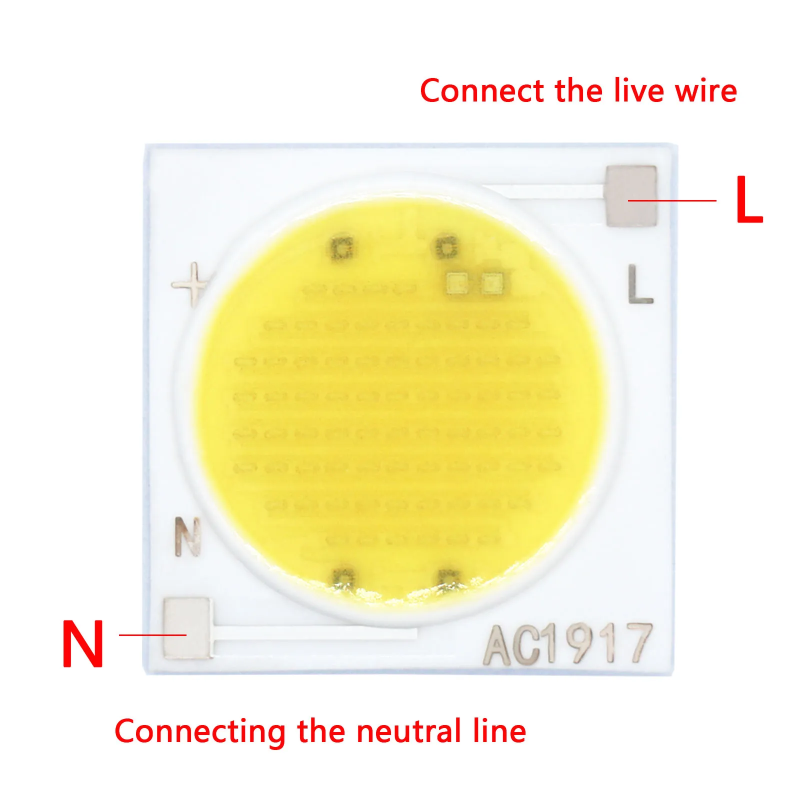 Imagem -05 - Lâmpada de Luminescência Led de Alta Potência Chip Cob Base Cerâmica Fonte Spotlight Faça Você Mesmo 3w 5w 7w 9w 12w 15w 20w 30w 50w 10 Peças