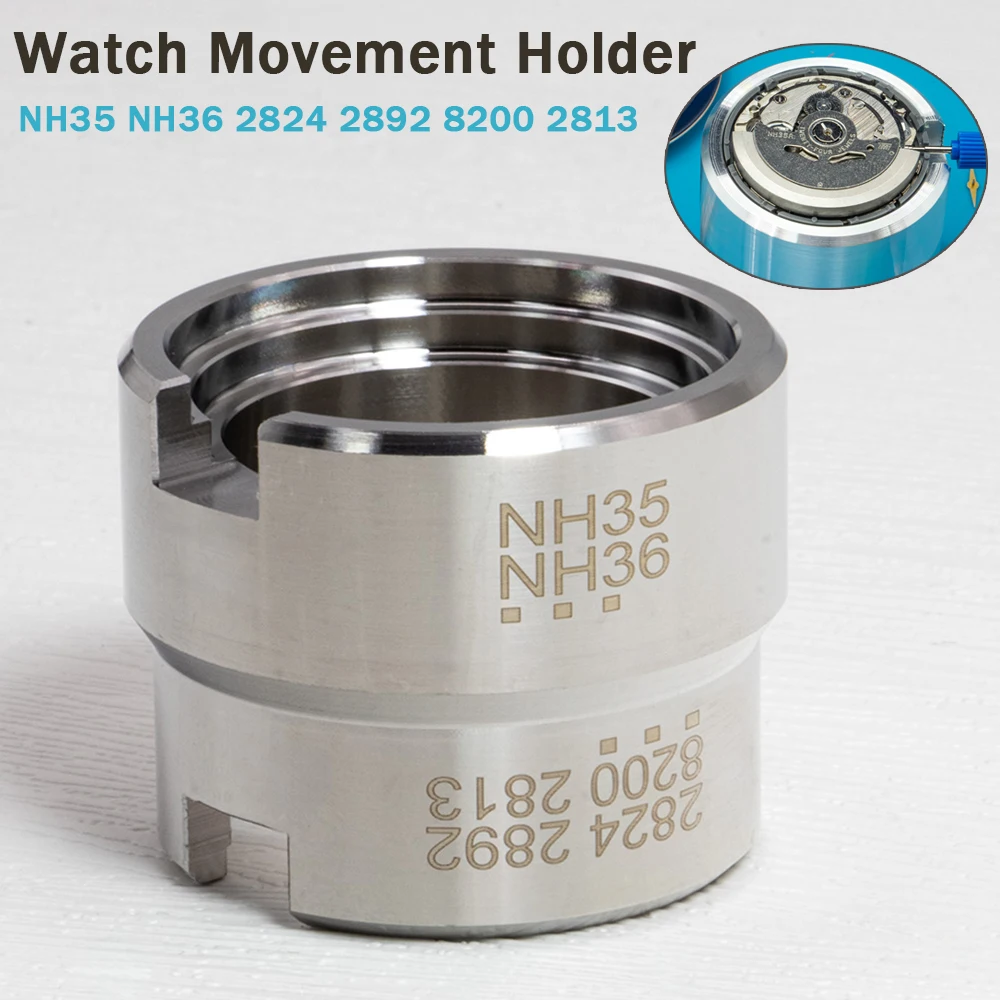 NH35 NH36 Uhrwerk Halter Halterung Passend für 2824 2892 8200 2813 Uhrwerk Mod Kit Basis Uhr Reparatur Montage Werkzeuge Ständer