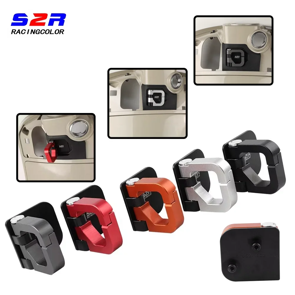 Für Vespa GTS 300 GTS300 300GTS Super GTV 300 GTV300 2023-2024 Motorrad Zubehör Helm Haken Gepäck Faltbare Halter