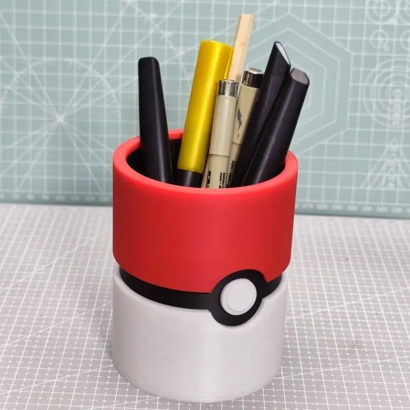 Hot Pokemon Poke Ball Snack Tray Desktop Storage Box Coffee Table Snack Remote Control Storage Box Decoration Gift Box view 3