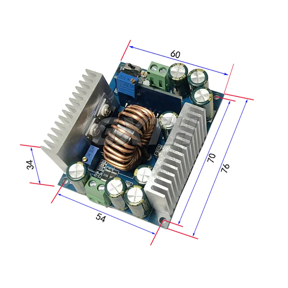 Imagem -05 - Buck Conversor Step-down Módulo 500w 15a Dc-dc 12-95v a 1.5-90v Tensão Constante Corrente Constante Led Driver