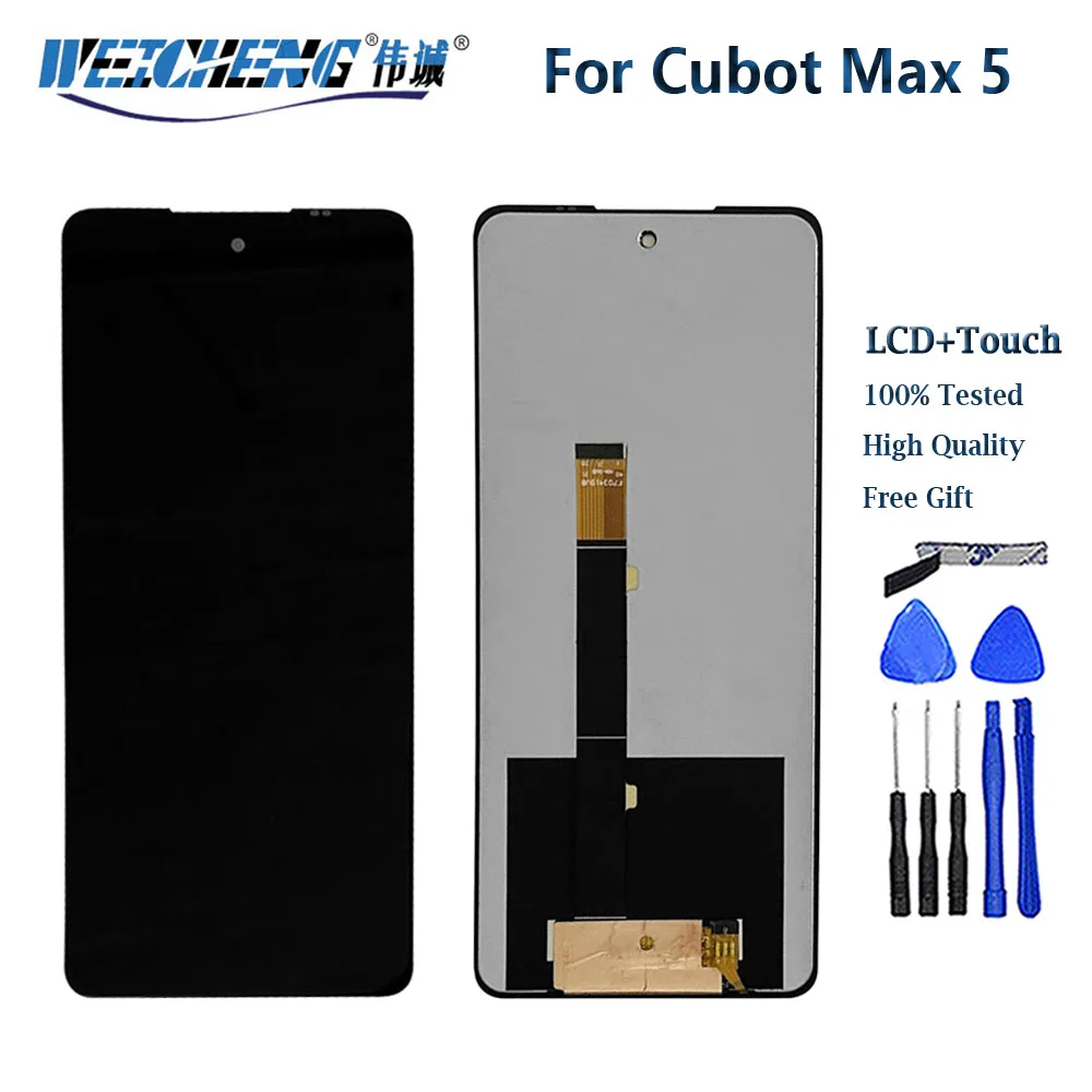 100% Tested 6.95 Inch New Original For Cubot Max 5 LCD Display and Touch Screen Digitizer Replacement For Cubot MAX5 Phone LCD