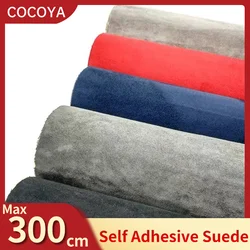 Car Interior Suede Leather Repair Patches Self Adhesive Fabric Leather Tape DIY Car Modification Door Panel Refurbishment Decor