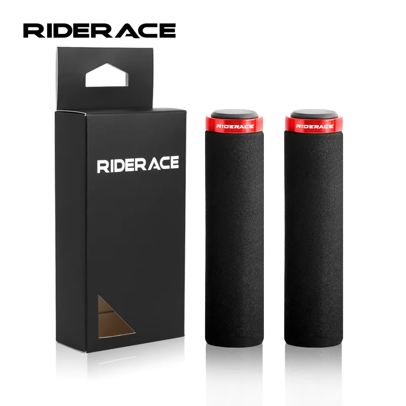 Riderace Fietsstuur Grepen Ultralichte Spons Anti-Slip Schokabsorberende Zachte Mtb Bike Handgreep Bar Grip Fietsaccessoires