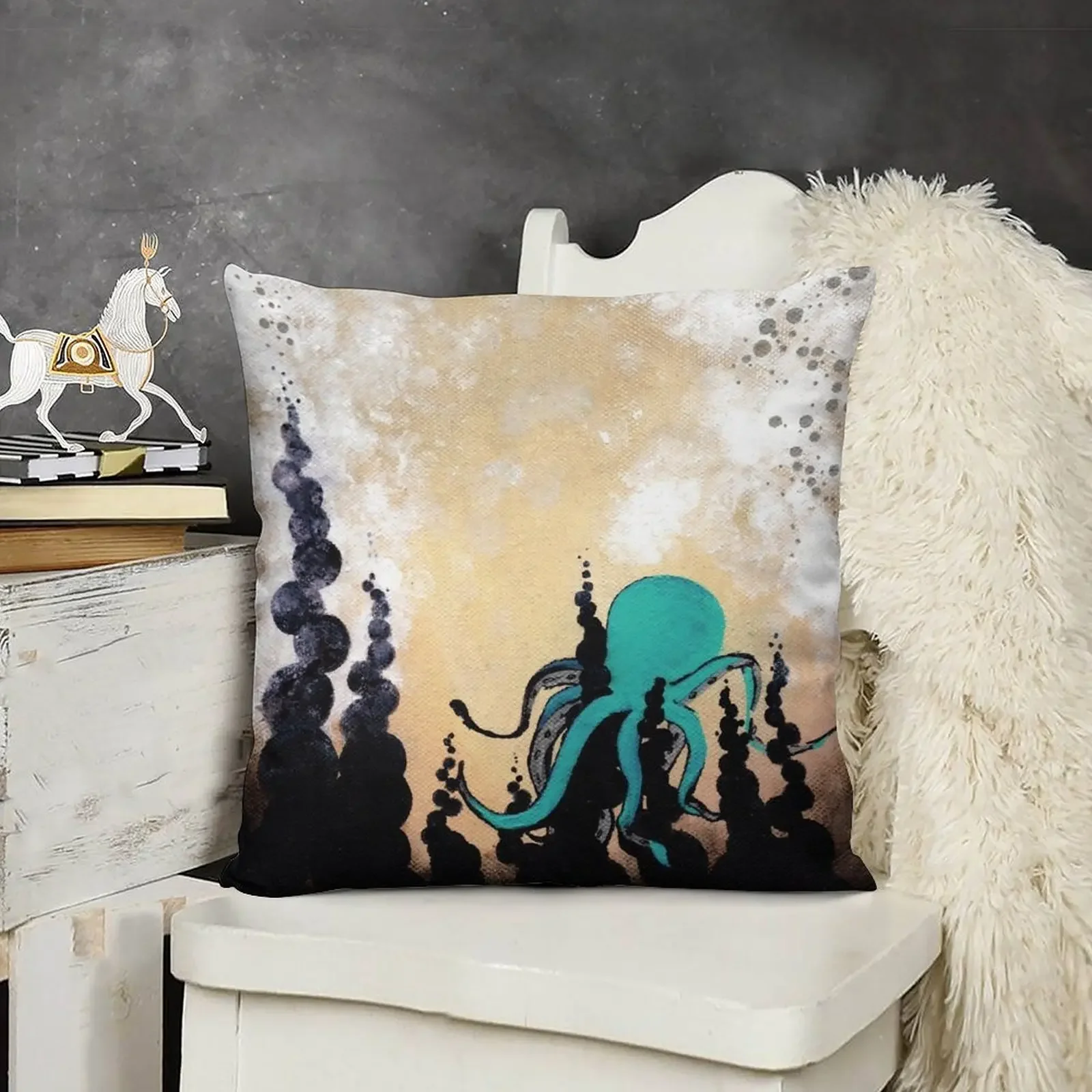 

Bluectopus Throw Pillow Sofa Cushions Christmas Pillow luxury sofa pillows pillow