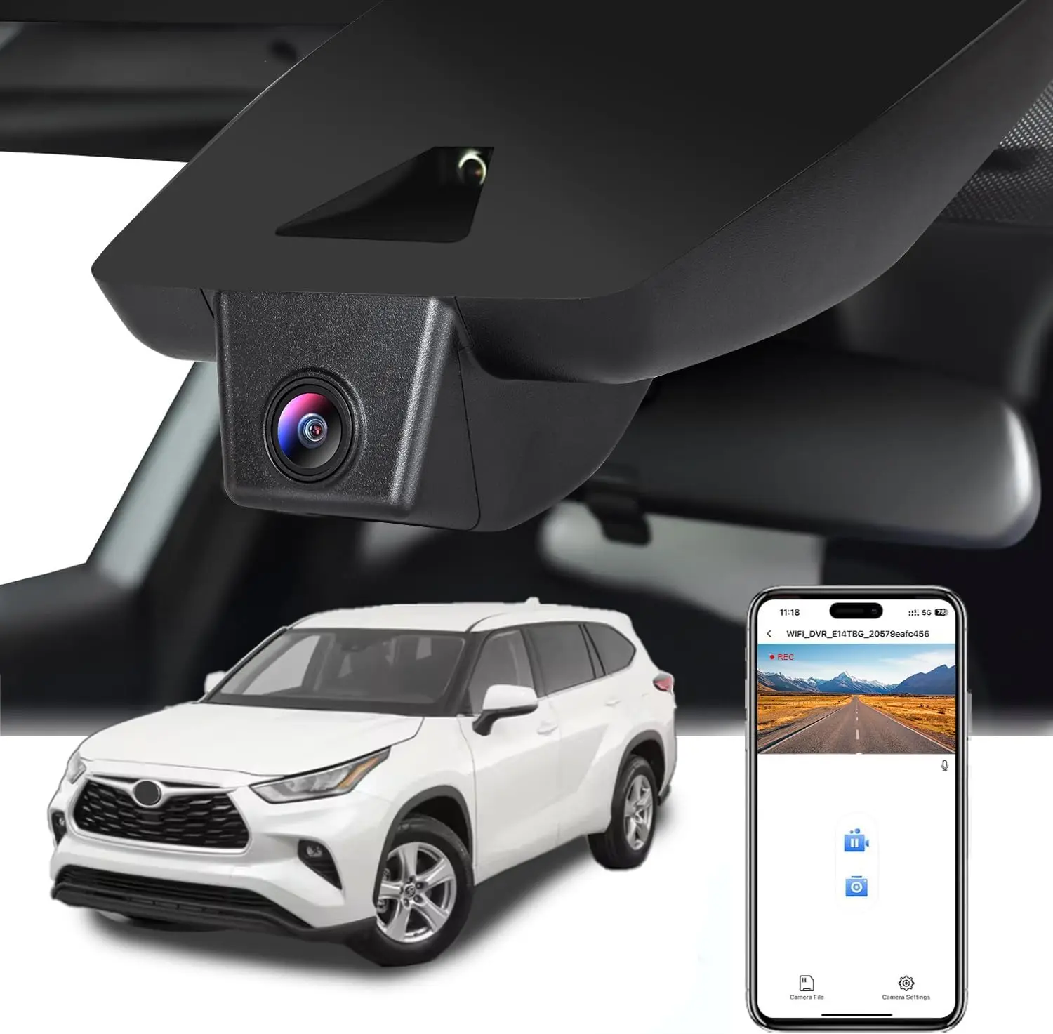 كاميرا 4K لـ XU70 XU50 20-23 LE Limited UHD 2160P WiFi APP G مستشعر حلقة تسجيل بطاقة 64 جيجابايت