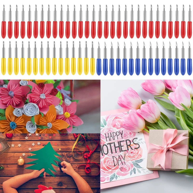 Акция! Сменные режущие лезвия для Cricut Explore Air 2/Air 3/Maker, в комплект входят 15 лезвий с тонкими точками