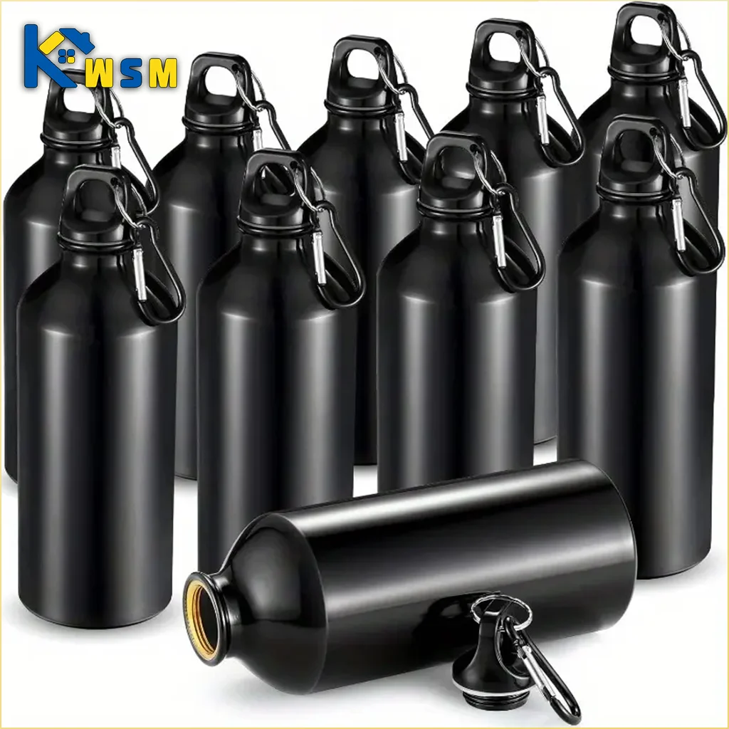 500/750mL Aluminum Outdoor Bike Sports Water Bottle Drinking Kettle Drinking Cup Leakproof Water Jug for Travel Running Camping