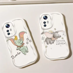 Dumbo Anime Cute For Xiaomi Mi 14 12 12T 11 Lite Poco X6 X5 X4 X3 M3 F4 Pro GT NFC 5G Wave Oil TPU Phone Case