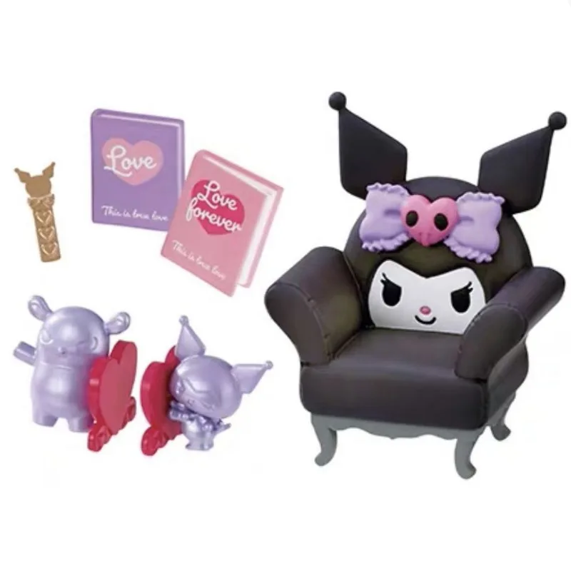 かわいいクロミミニミニ家の装飾かわいいサンリオままごと女の子ハート高そうなホームシーンおもちゃ小屋ギフトボックス卸売