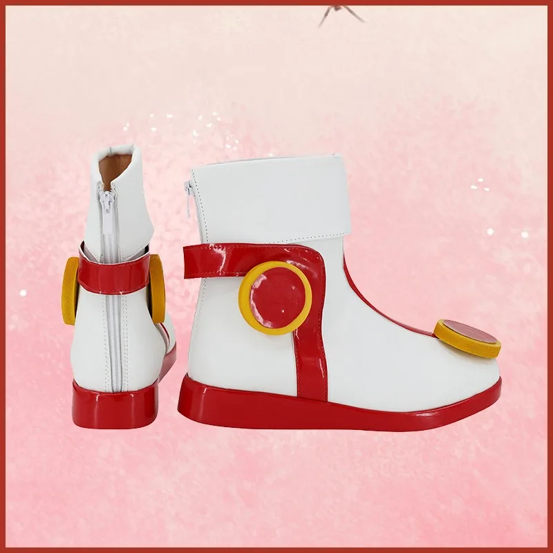 Japanese Anime Characters Uta Cosplay Costume Shoes Handmade Faux Leather Boots