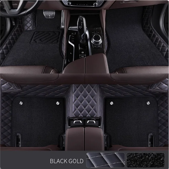 

For Jaguar FTYPE F-TYPE Custom Fit Auto Double Layer Car Floor Mats Carpets Foot Liners Car Accessories