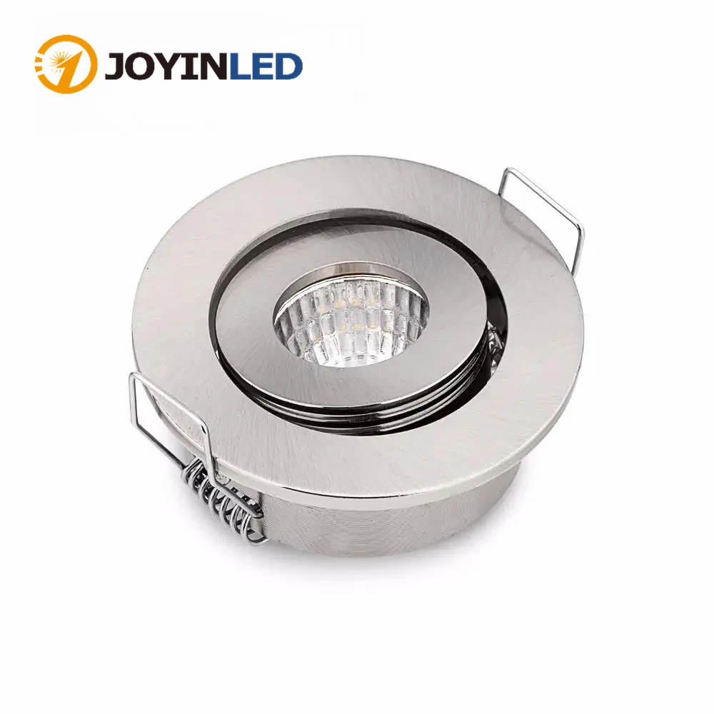 10PCS 52mm 2 inch 3W LED Ceiling Spot Lights Recessed COB Mini LED Downlights DC12/24V Indoor Cabinet Lamp