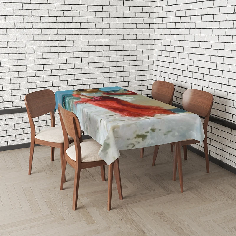 Home tablecloths for dining table decoration Natural and Animal Styles rectangular table accessories cloth Anti-stain tablecloth