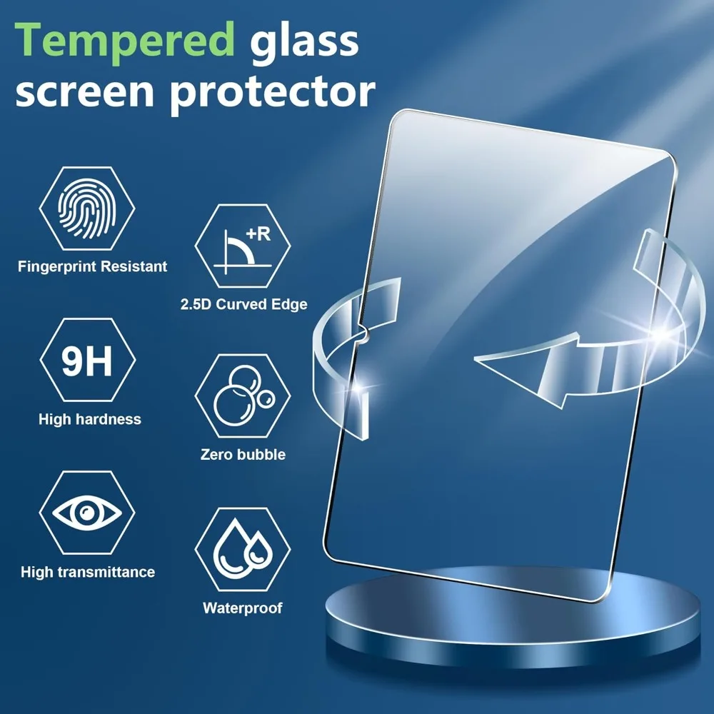 Einfach zu installierende gehärtete Glasfolien für OnePlus Pad 3, 13,2 Zoll, kratzfest, 9H-Härte, Gehäusefreundlich, HD-klarer Displayschutz