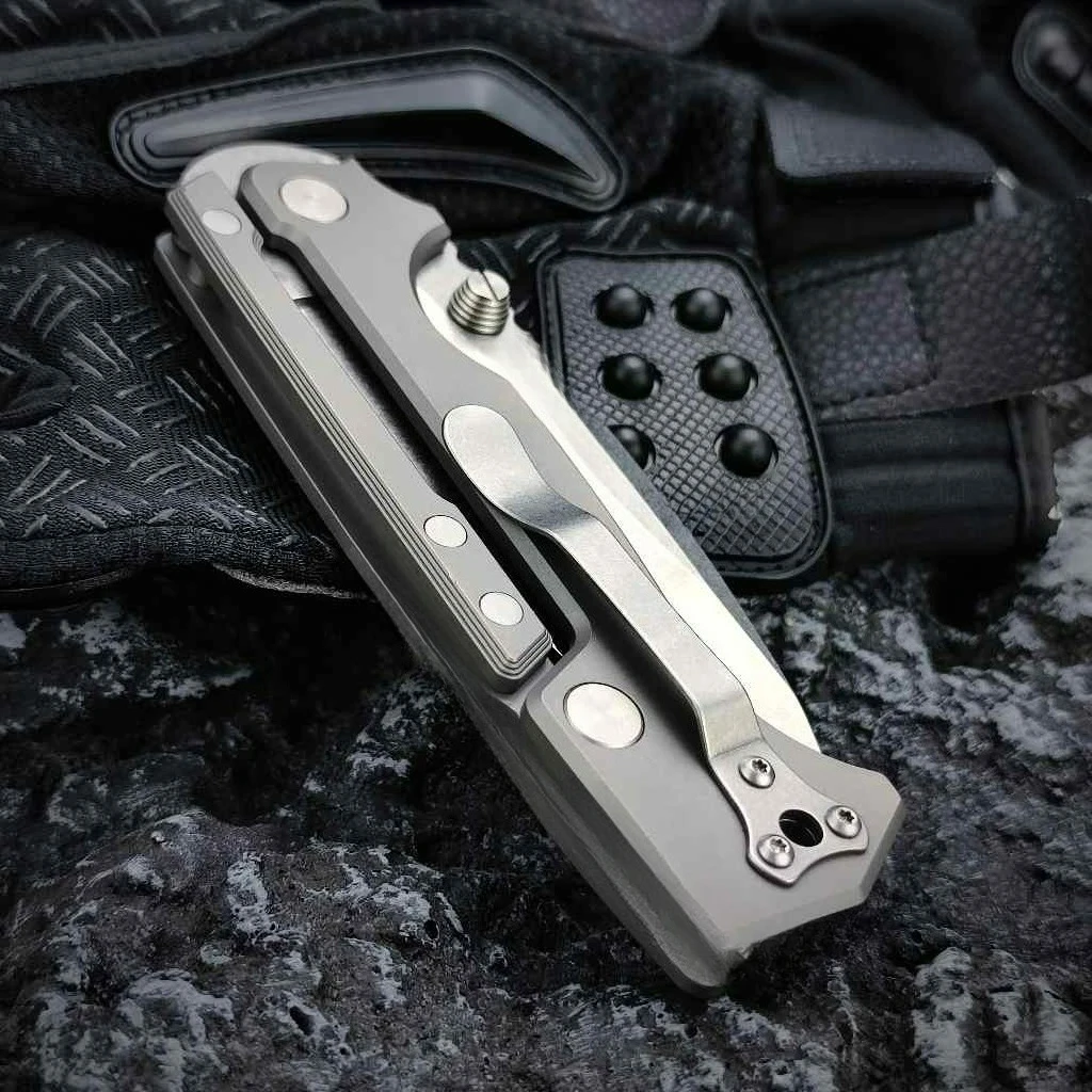 New Colst Steel AD15 Pocket Folding Knife S35V Blade T4 Titanium Alloy Handle Selbstverteidigung Titanium Knife Edc Multitool