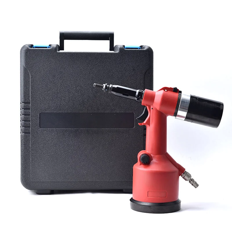 

Pneumatic Air Riveter Gun Pop Blind Rivet Nut Bolt Nutsert Riveting Installation Tool Powered Setting Kit Machine