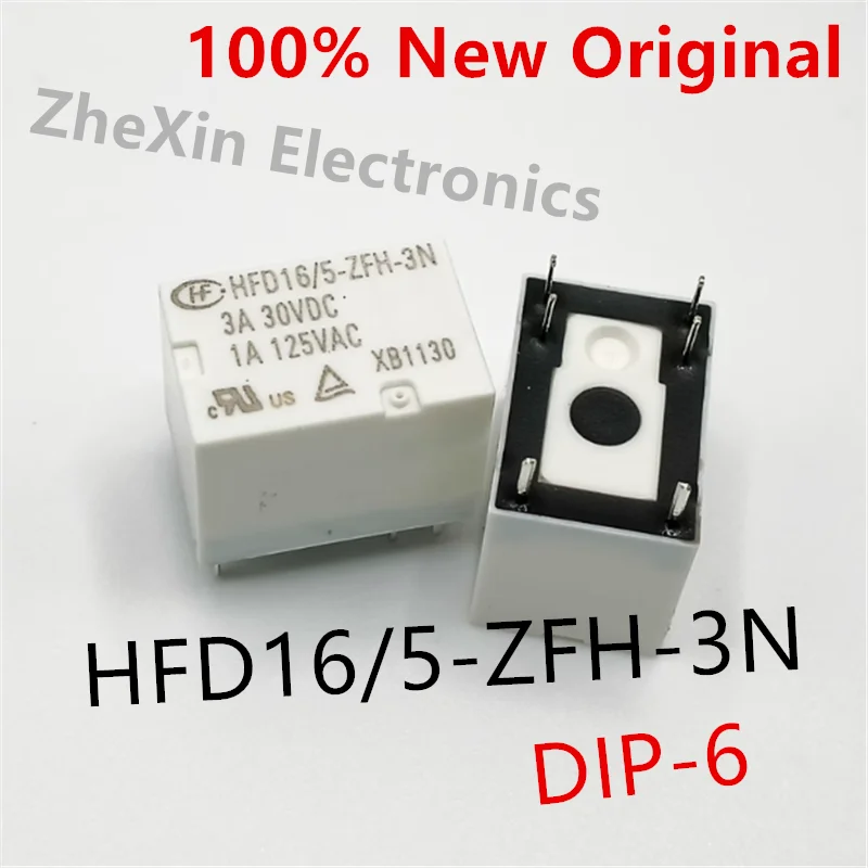 10PCS/Lot  HFD16/5-ZFH-3N 、HFD16/12-ZFH-3N 、HFD16/24-ZFH-3N   New signal relay  HFD16-5-ZFH-3N 、HFD16-12-ZFH-3N 、HFD16-24