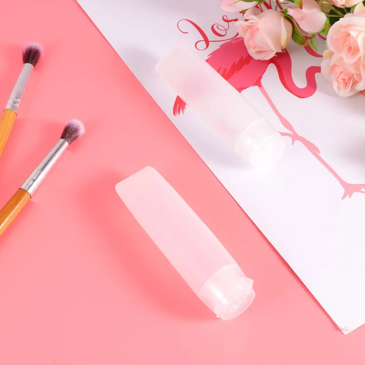 

4 Pcs Travel Bottles Empty Squeeze Tubes Storage Containers Lotion Bottle Leakproof Mini Lotion Bottle