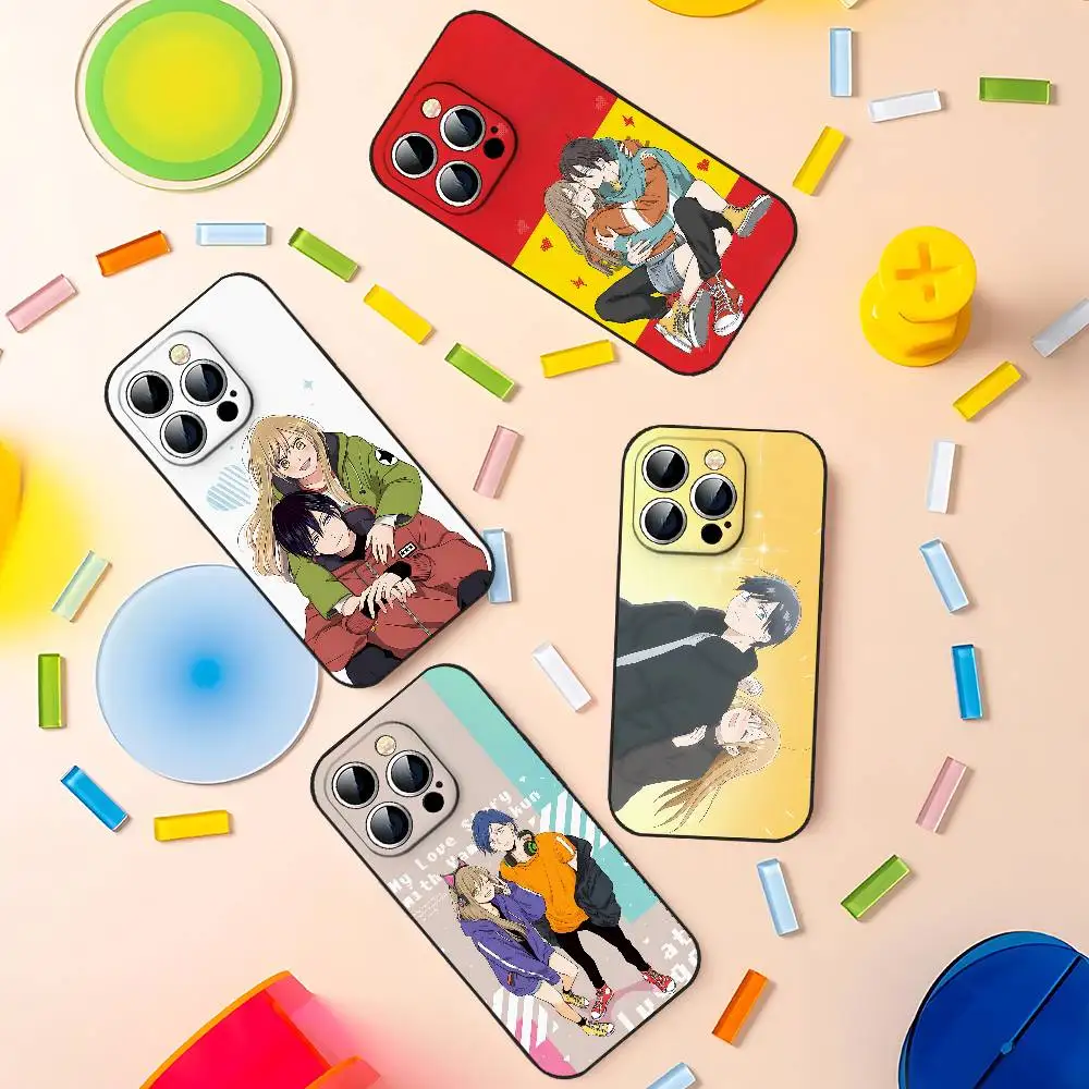 

Cartoon My Love Story With Yamada-kun At Lv999 Phone Case For IPhone 17/16/15/13/14 Pro Max/ 11Plus/X/Xr/Xs Max/12mini