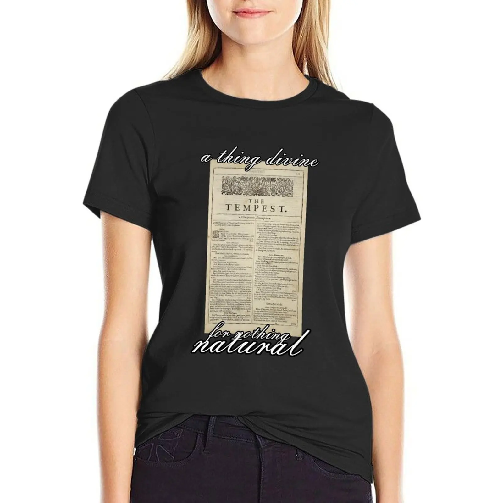

The tempest T-Shirt plus sizes summer tops customs Women t shirt