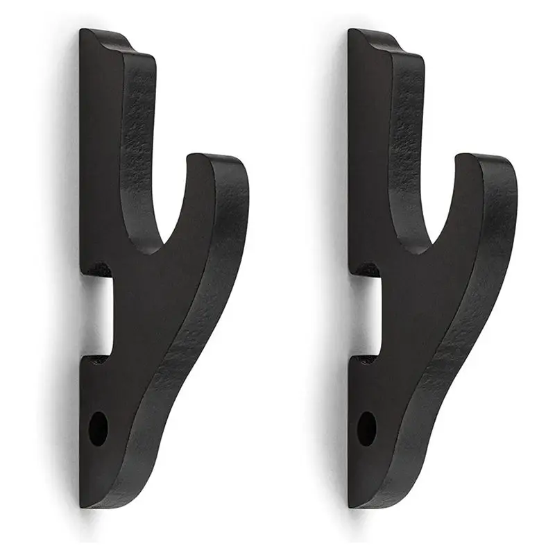 ABXY Sword Wall Mount 2/Set 1-Tier Hook Katana Holder Adjustable Display Hanger for Samurai Sword Tanto Rapier Cosplay Rack