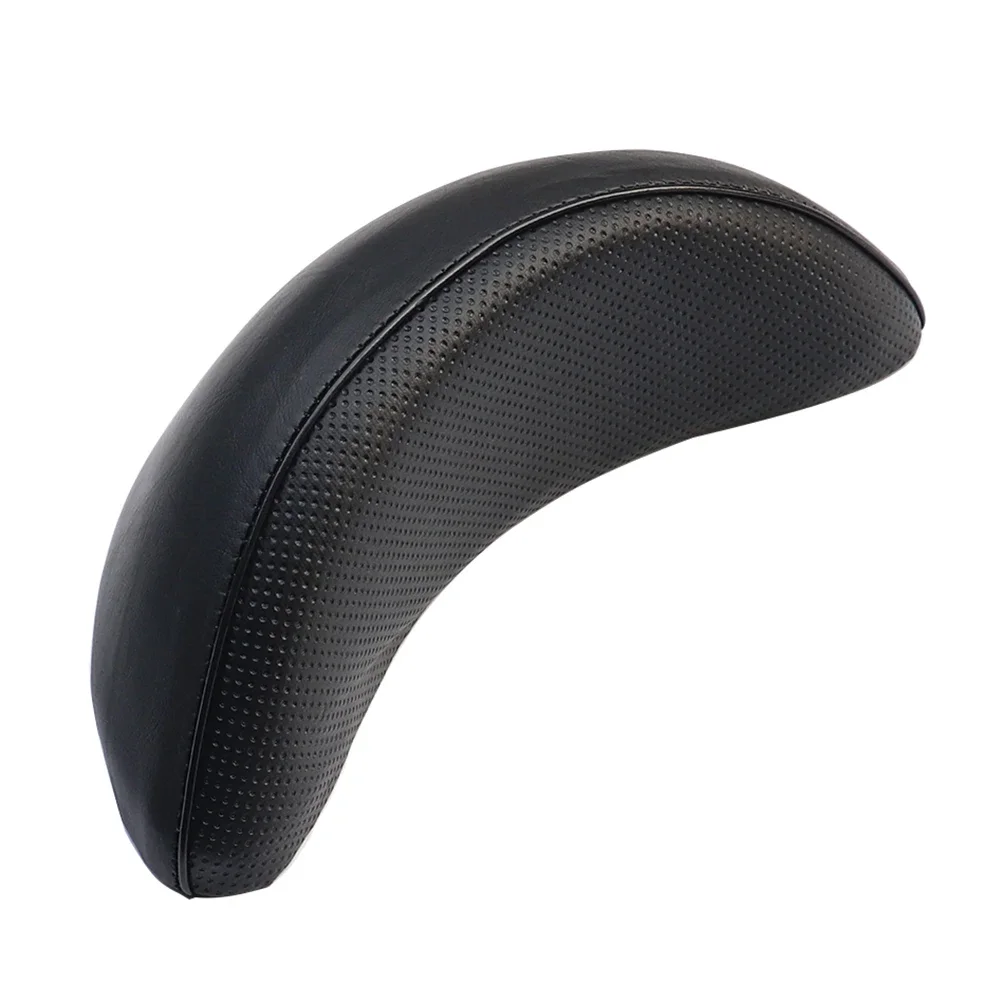 Motorcycle Seat Passenger Sissy Bar Backrest Cushion Pad For Harley Honda Suzuki Kawasaki Electric Scooter Black Leather Seats